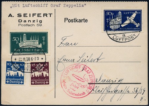 Zeppelin danzig 1938 - danzig,
