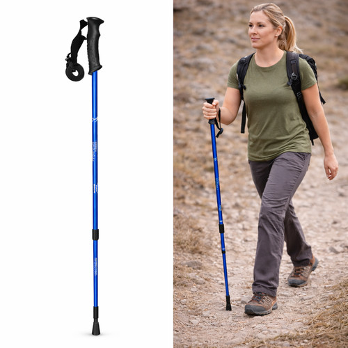2pk telescopic hiking sticks - 2pk,