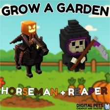 ?HEADLESS HORSEMAN + REAPER  ?GROW A GARDEN - CHEAPEST!⚡?