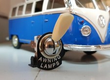 VW T1 T2 Splitscreen Bay Dormobile Pop Top Lucas Toggle Cream Awning Lights Tag
