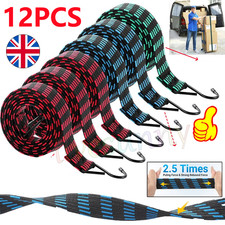 12 BUNGEE STRAPS CORDS SET
