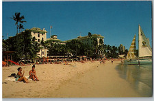 Women and Catamaran on Beach