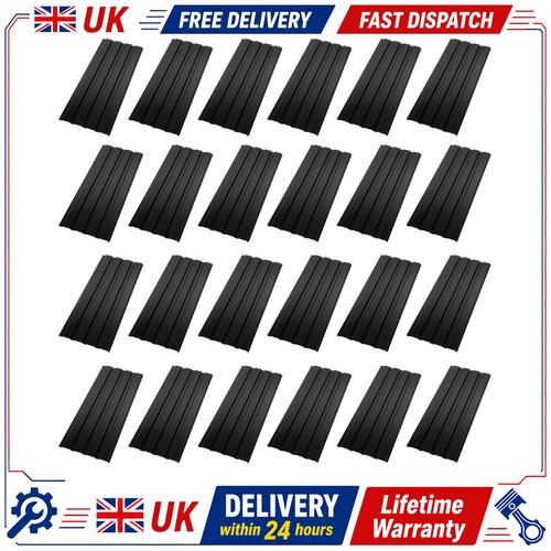 24pc black corrugated steel - 24pc,