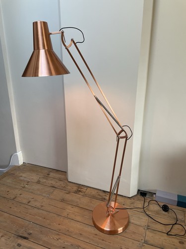 Brushed copper anglepoise - brushed,