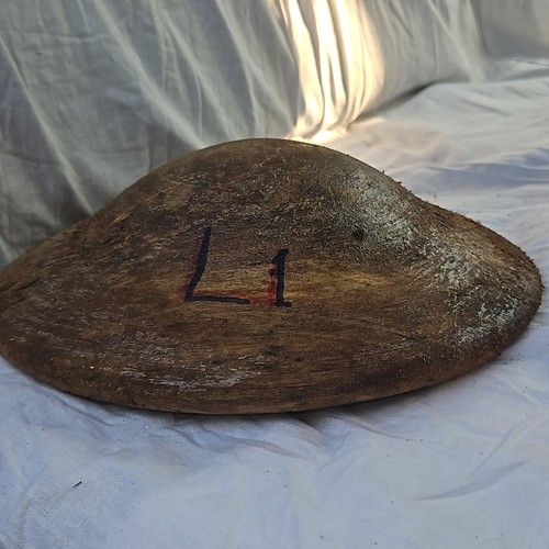 Wooden hat block - , millinery