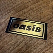 Gold And Black Oasis Sticker