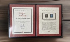 1840 One Penny 1d Black & 1841