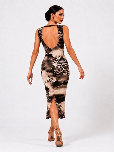 Open back dress argentinian - open,