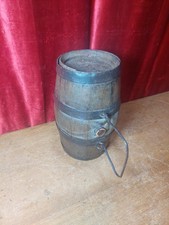 Antique Small Wooden Barrel