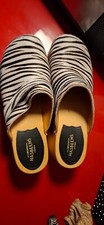  dagny clog swedish hasbeens zebra print size 39