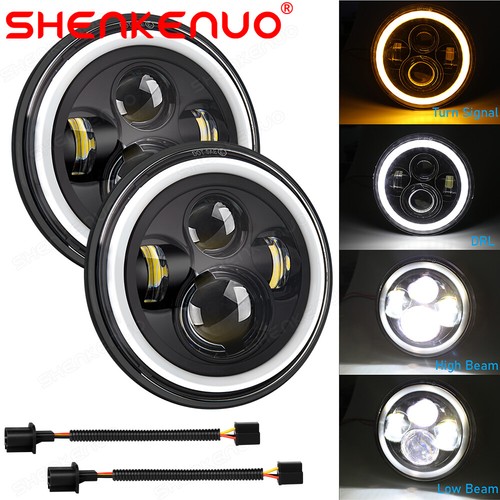Pair 7inch round led - pair,
