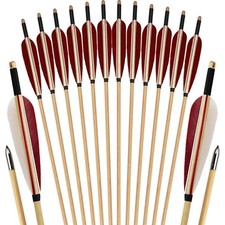 32" Wooden Arrows 5" Turkey