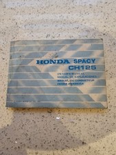 HONDA SPACY CH125 OWNERS