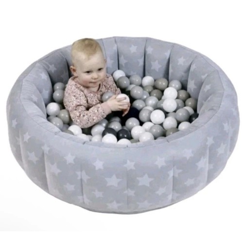 Velvet soft baby ball pit - soft, pool