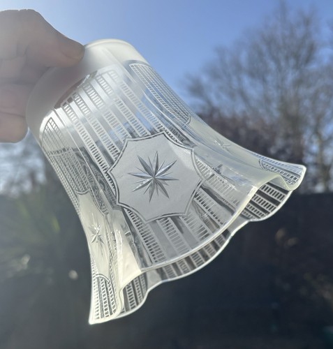Art deco frosted glass light - deco,