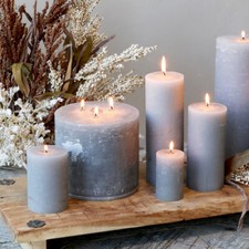 Macon Rustic Pillar Candle -