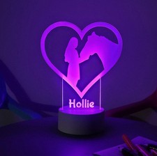 Personalised Horse Night Light