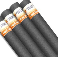 4x Black Single Swimming Pool Noodle Float Aid Woggle Log Noodles Water Flexible