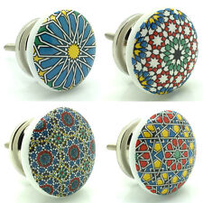 Positive Theme II Ceramic Door Knobs Vintage Shabby Chic Cupboard Pull Handles 