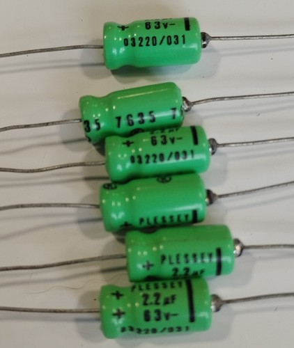 Two 2uf 63v axial - two,