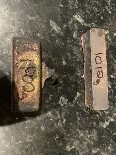 Copper ingot 1kg hand poured - ingot,