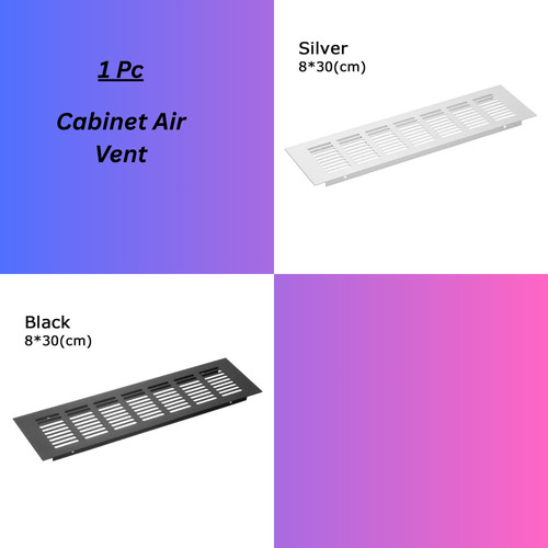 Air vent aluminium plinth - aluminium,
