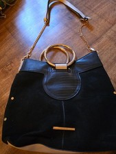 River Island Black Suede