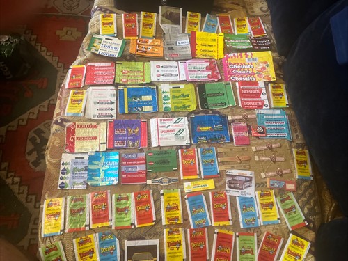 Vintage chewing gum wrappers - gum, &