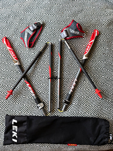 Leki carbon downhill ski - carbon,