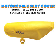MOTORCYCLE SEAT COVER SUZUKI TS50X 1984-2004 TS50 X YELLOW