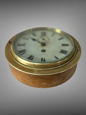 Old Brass Ships Bulkhead Clock