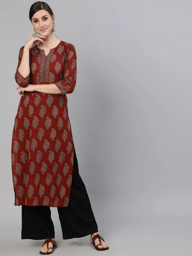 Women maroon ethnic - women, floral