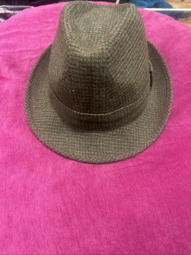 Vintage wool tweed trilby - tweed, from