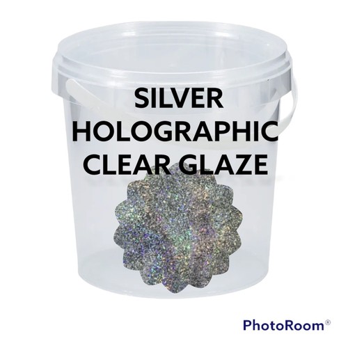 Clear glitter paint glaze - paint,