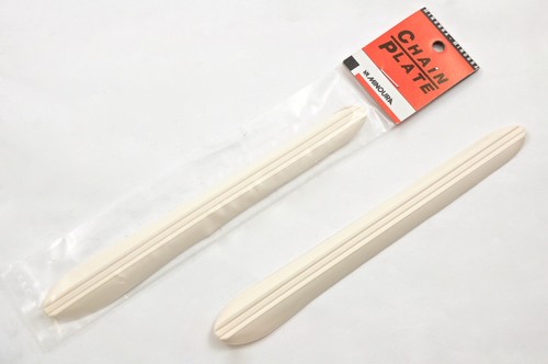 White bike chain stay - white,