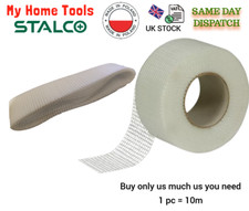 1, 5, 10, 20M Scrim Tape Plasterboard Mesh Joint Fibre Glass Self Adhesive 50mm