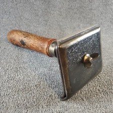 Antique E.C. Stearns Cabinet Scraper Blade Hand Tool Wood Handle Syracuse NY USA