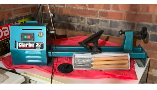 Clarke wood lathe - wood, with