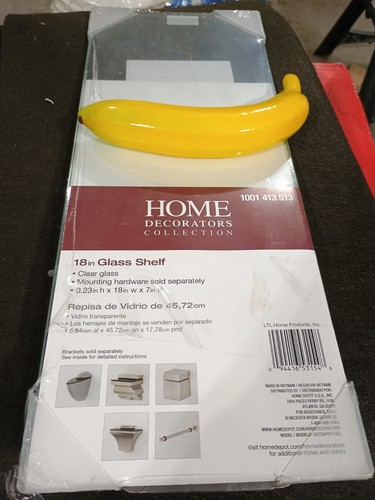 Glass floating shelves - glass,