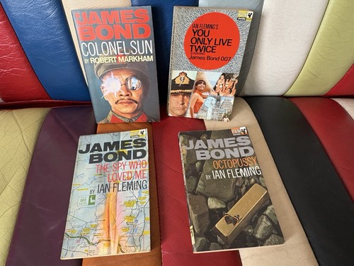 Vintage james bond books - bond,