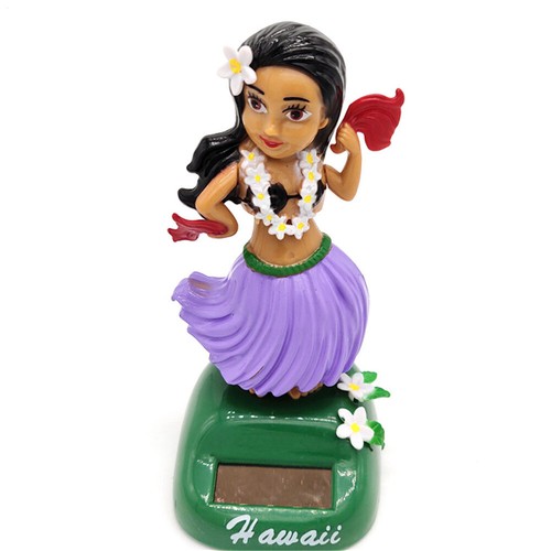Solar hula girl dashboard - girl,