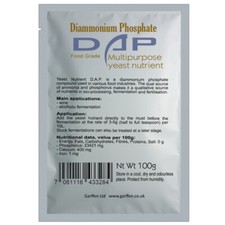 Yeast Nutrient DAP Di-ammonium Phosphate 100g Food Grade