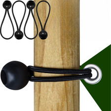 BLACK 6"-10" BUNGEE BALLS