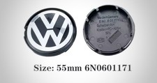 Lot of 4 VW 55mm Hub Covers 6N0601171 Polo Golf Lupo Fox Caddy Jetta Up!