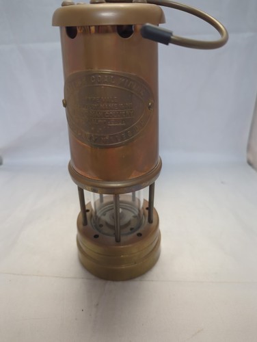 Aberman colliery miners lamp - miners,