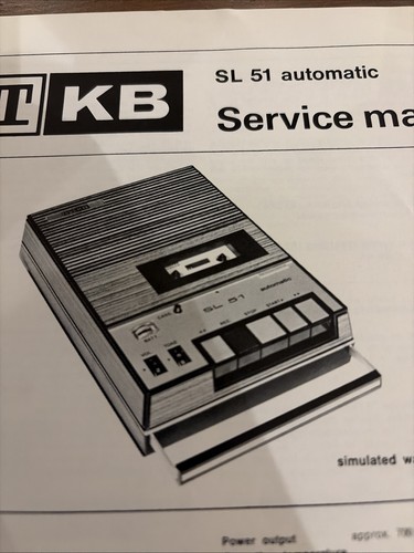 Cassette recorder - sl, 51