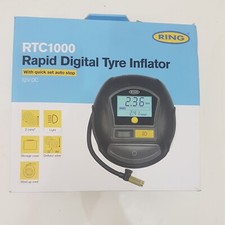 Ring RTC1000 12v Rapid Digital Tyre Inflator Air Compressor Inflate in 2 min