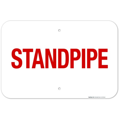 Standpipe sign fire safety - fire,