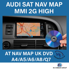 Audi A5/A6/A7/A8/Q7 MMI 2G High Navigation DVD | Europe Map  Worldwide Post