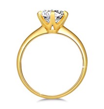 GENUINE 1ct Round Moissanite